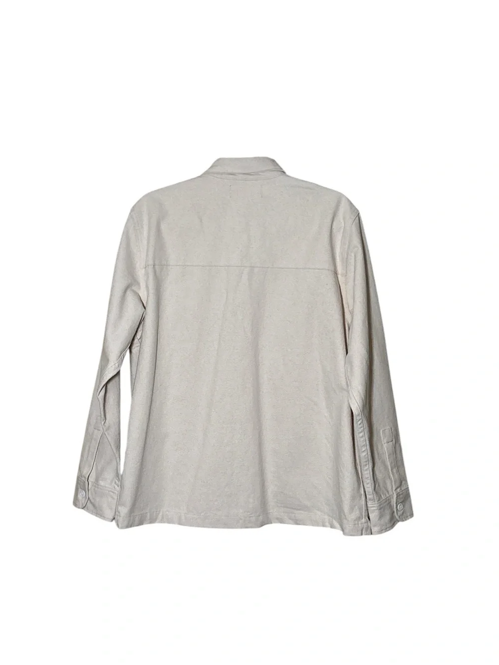 IJJI Work Jacket Natural Color,Unisex,Size M,100% Cotton - Picture 4 of 11